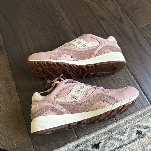 Saucony Shadow 6000 Sneakers Men's Size 11 Rose/ Brown S70806-2 - Picture 3 of 7